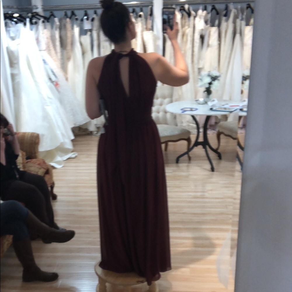 Burgundy Bridesmaid Dress